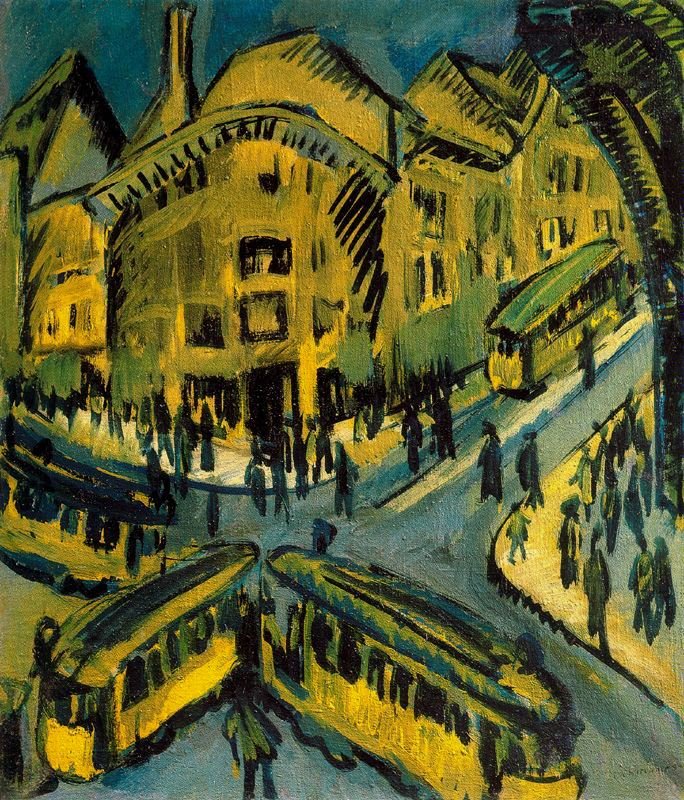 Nollendorfplatz by Ernst Ludwig Kirchner: Fine art print